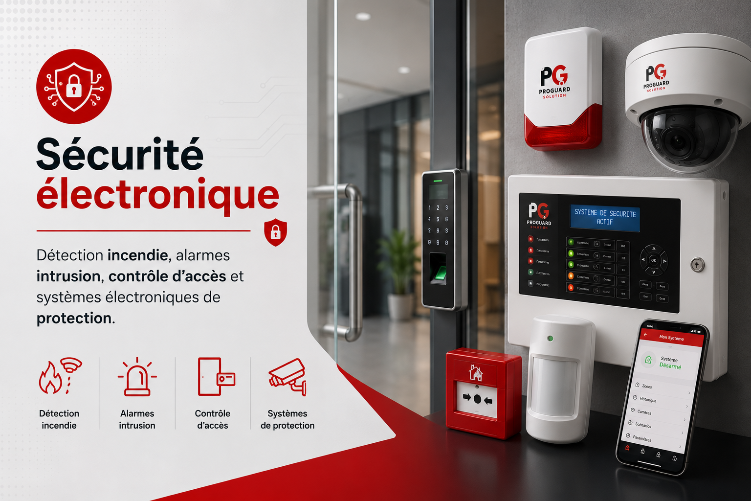 Sécurité électronique et détection incendie à Agadir